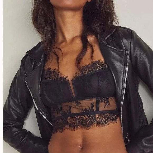 Free People Other - Free People Layer In Lace Bustier Black Size S